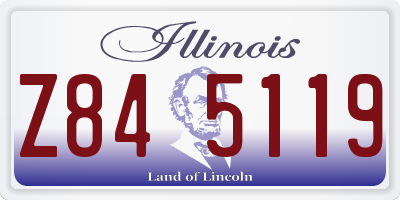 IL license plate Z845119