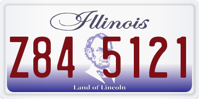 IL license plate Z845121