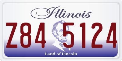 IL license plate Z845124