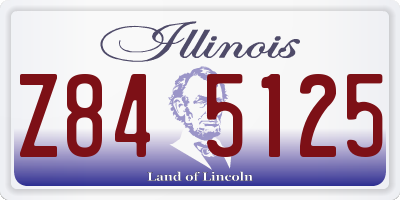 IL license plate Z845125