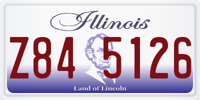 IL license plate Z845126