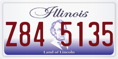 IL license plate Z845135