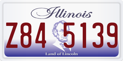 IL license plate Z845139