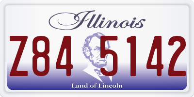 IL license plate Z845142