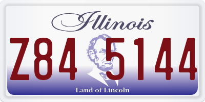 IL license plate Z845144