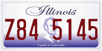 IL license plate Z845145