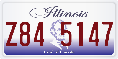 IL license plate Z845147