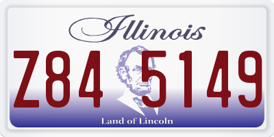 IL license plate Z845149