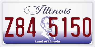 IL license plate Z845150