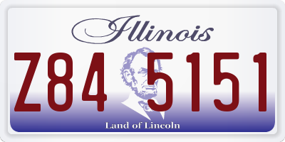IL license plate Z845151