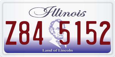 IL license plate Z845152