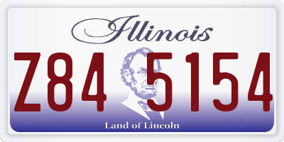 IL license plate Z845154