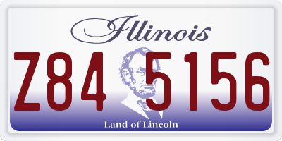 IL license plate Z845156