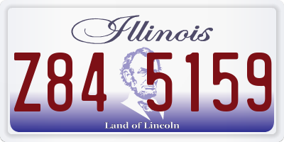 IL license plate Z845159
