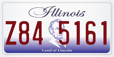 IL license plate Z845161