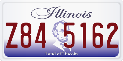 IL license plate Z845162