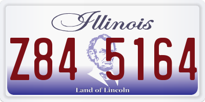 IL license plate Z845164