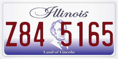 IL license plate Z845165