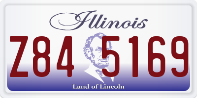 IL license plate Z845169
