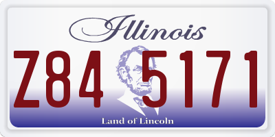 IL license plate Z845171