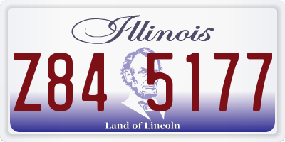 IL license plate Z845177