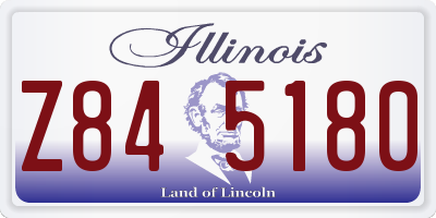 IL license plate Z845180