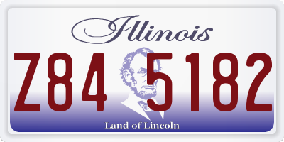 IL license plate Z845182