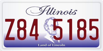 IL license plate Z845185
