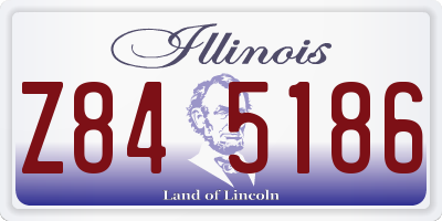 IL license plate Z845186