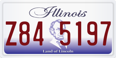 IL license plate Z845197