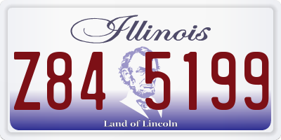IL license plate Z845199