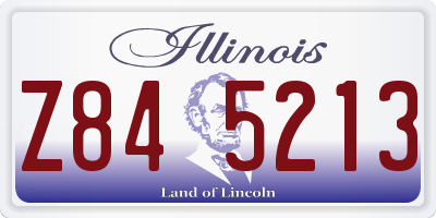 IL license plate Z845213