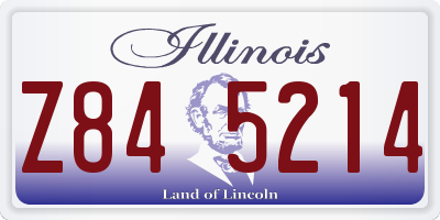 IL license plate Z845214