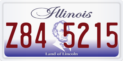 IL license plate Z845215