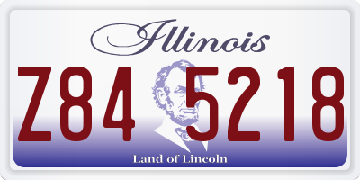 IL license plate Z845218