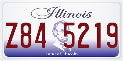 IL license plate Z845219