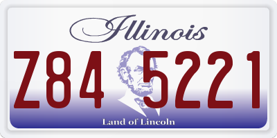 IL license plate Z845221