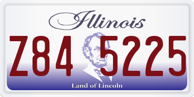 IL license plate Z845225