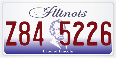 IL license plate Z845226