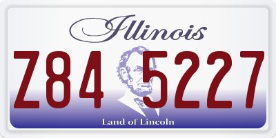 IL license plate Z845227