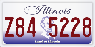 IL license plate Z845228