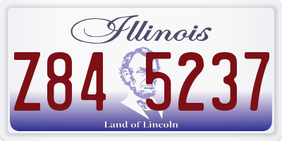IL license plate Z845237
