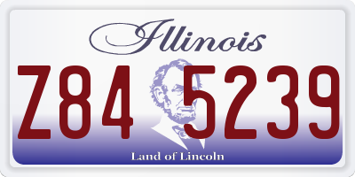 IL license plate Z845239