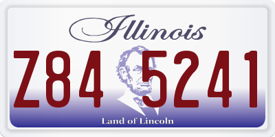 IL license plate Z845241