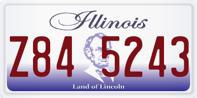 IL license plate Z845243
