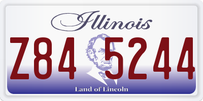 IL license plate Z845244