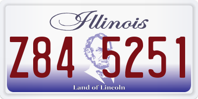 IL license plate Z845251