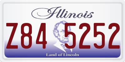 IL license plate Z845252
