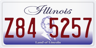 IL license plate Z845257