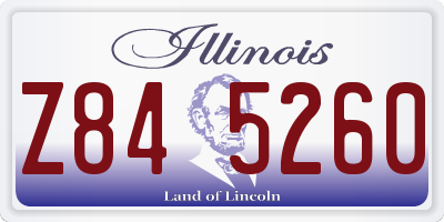IL license plate Z845260